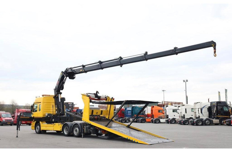 Mercedes-Benz Actros 2532 Vehicle transporter + crane Hiab 477EP-5 HiPro 6x2 - Biltransportør lastbil: billede 4 Mercedes-Benz Actros 2532 Vehicle transporter + crane Hiab 477EP-5 HiPro 6x2 - Biltransportør lastbil: billede 4