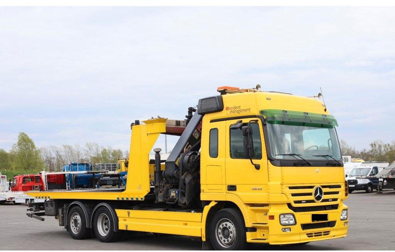 Mercedes-Benz Actros 2532 Vehicle transporter + crane Hiab 477EP-5 HiPro 6x2 - Biltransportør lastbil: billede 3 Mercedes-Benz Actros 2532 Vehicle transporter + crane Hiab 477EP-5 HiPro 6x2 - Biltransportør lastbil: billede 3