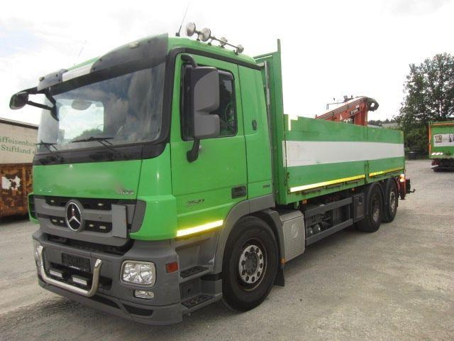 Mercedes-Benz Actros 2541 mit Atlas -Kran - Lastbil med lad, Lastbil med kran: billede 2 Mercedes-Benz Actros 2541 mit Atlas -Kran - Lastbil med lad, Lastbil med kran: billede 2