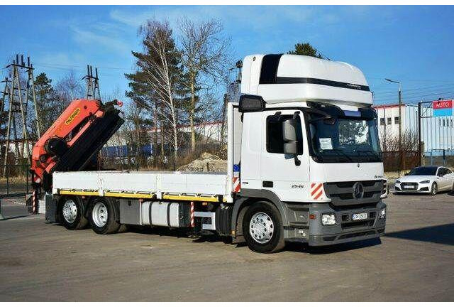 Mercedes-Benz Actros 2546 6x2 Palfinger PK 53002 Crane Kran - Lastbil med lad, Lastbil med kran: billede 2 Mercedes-Benz Actros 2546 6x2 Palfinger PK 53002 Crane Kran - Lastbil med lad, Lastbil med kran: billede 2