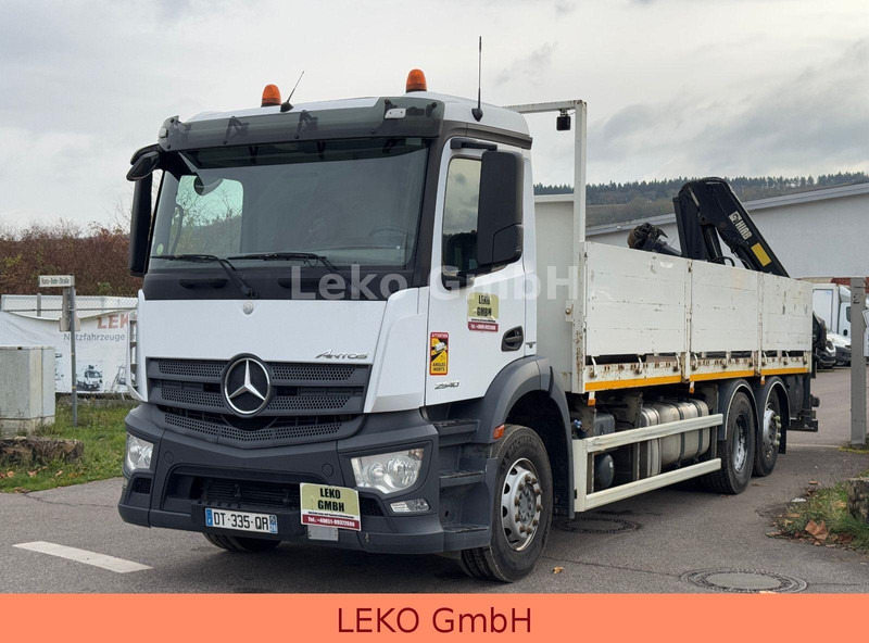 Mercedes-Benz Antos 2540 - Lastbil med lad, Lastbil med kran: billede 5 Mercedes-Benz Antos 2540 - Lastbil med lad, Lastbil med kran: billede 5