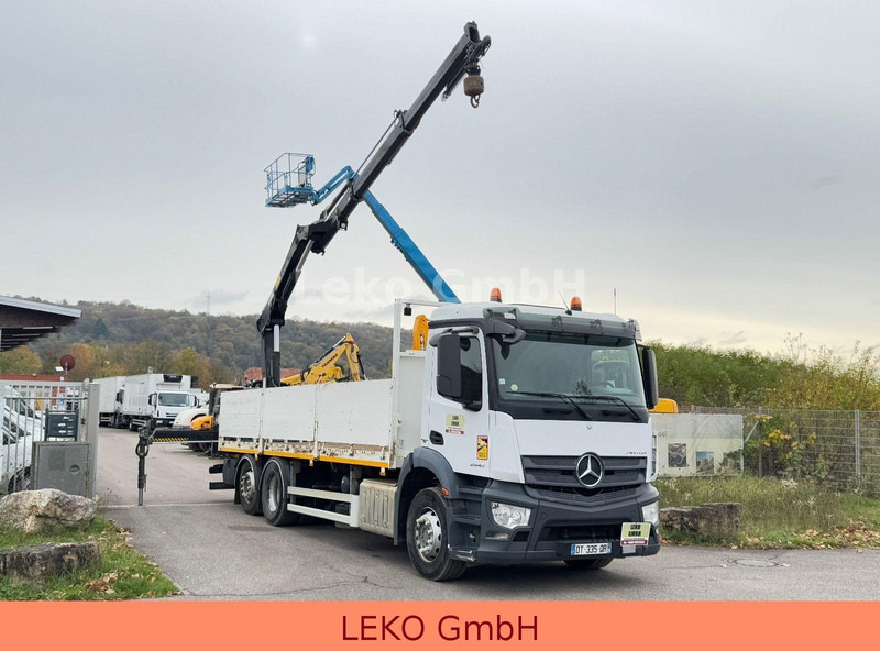 Mercedes-Benz Antos 2540 - Lastbil med lad, Lastbil med kran: billede 2 Mercedes-Benz Antos 2540 - Lastbil med lad, Lastbil med kran: billede 2
