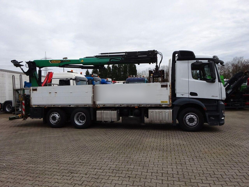 Mercedes-Benz Antos 2543 - Flatbed+crane 6x2 - Lastbil med lad, Lastbil med kran: billede 3 Mercedes-Benz Antos 2543 - Flatbed+crane 6x2 - Lastbil med lad, Lastbil med kran: billede 3