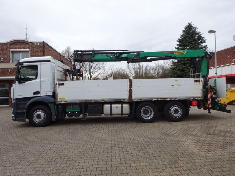 Mercedes-Benz Antos 2543 - Flatbed+crane 6x2 - Lastbil med lad, Lastbil med kran: billede 4 Mercedes-Benz Antos 2543 - Flatbed+crane 6x2 - Lastbil med lad, Lastbil med kran: billede 4