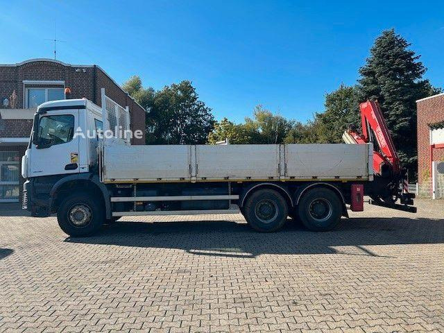 Leje en Mercedes-Benz Arocs 2636 - Flatbed truck + crane Mercedes-Benz Arocs 2636 - Flatbed truck + crane: billede 9