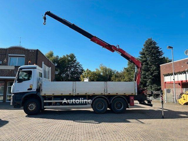 Leje en Mercedes-Benz Arocs 2636 - Flatbed truck + crane Mercedes-Benz Arocs 2636 - Flatbed truck + crane: billede 10
