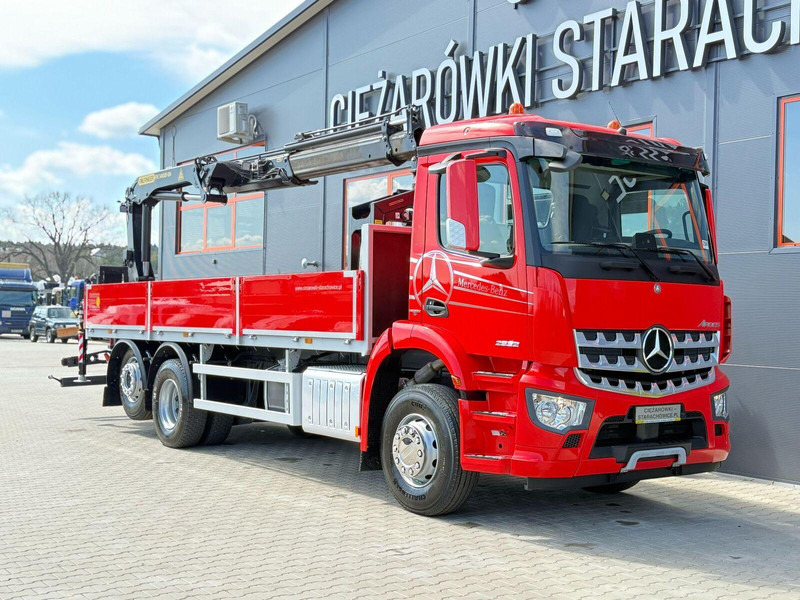 Lastbil med lad, Lastbil med kran Mercedes-Benz Arocs Actros 2532 / E6 / 6x2 / skrzynia + żuraw Palfinger / budo: billede 8