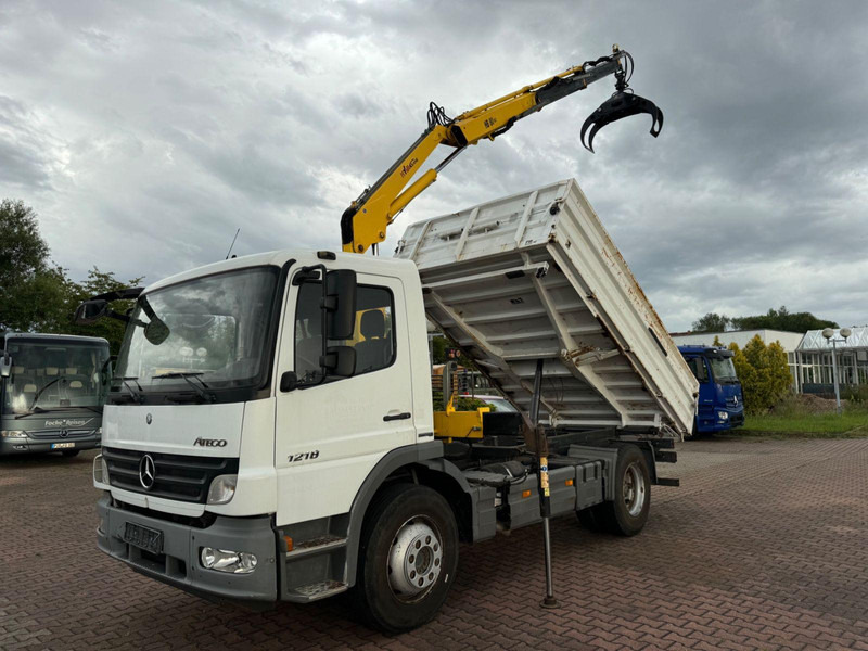 Mercedes-Benz Atego 1218 Meiller Kipper / Kran / Greifer - Tipvogn lastbil, Lastbil med kran: billede 3 Mercedes-Benz Atego 1218 Meiller Kipper / Kran / Greifer - Tipvogn lastbil, Lastbil med kran: billede 3