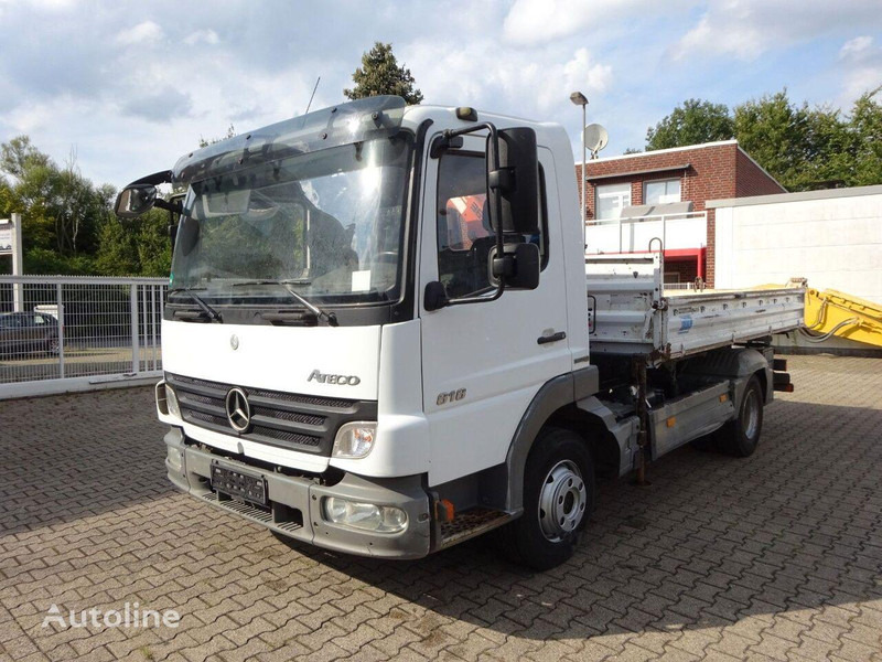Mercedes-Benz Atego 818 - 3 way tipper+crane - Tipvogn lastbil, Lastbil med kran: billede 2 Mercedes-Benz Atego 818 - 3 way tipper+crane - Tipvogn lastbil, Lastbil med kran: billede 2