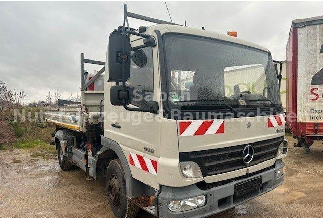 Mercedes-Benz Atego 818 Tipper + Crane Atlas 65.2 - Tipvogn lastbil, Lastbil med kran: billede 1 Mercedes-Benz Atego 818 Tipper + Crane Atlas 65.2 - Tipvogn lastbil, Lastbil med kran: billede 1