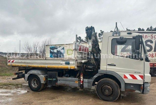 Mercedes-Benz Atego 818 Tipper + Crane Atlas 65.2 - Tipvogn lastbil, Lastbil med kran: billede 3 Mercedes-Benz Atego 818 Tipper + Crane Atlas 65.2 - Tipvogn lastbil, Lastbil med kran: billede 3