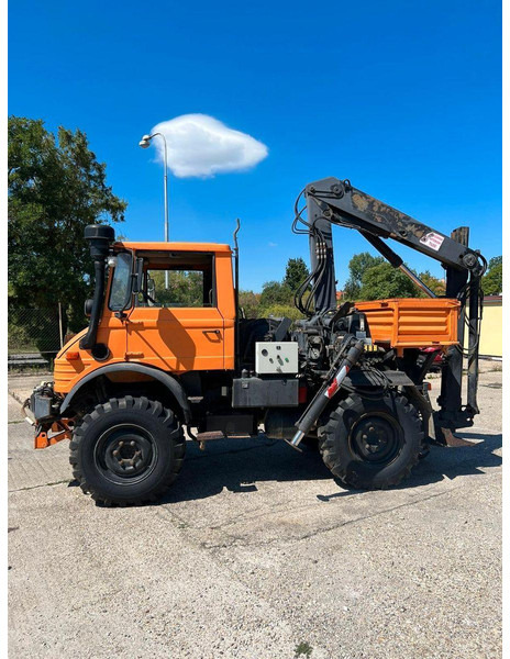 Mercedes-Benz UNIMOG - Tipvogn lastbil, Lastbil med kran: billede 3 Mercedes-Benz UNIMOG - Tipvogn lastbil, Lastbil med kran: billede 3
