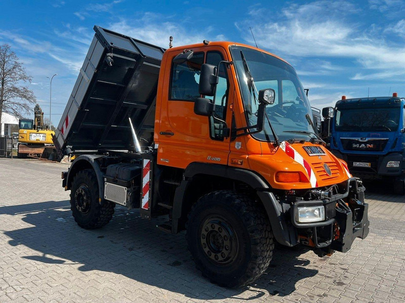 Mercedes-Benz UNIMOG U400 405/12 ZUGMASCHINE/ KIPPER - Dumper: billede 1 Mercedes-Benz UNIMOG U400 405/12 ZUGMASCHINE/ KIPPER - Dumper: billede 1