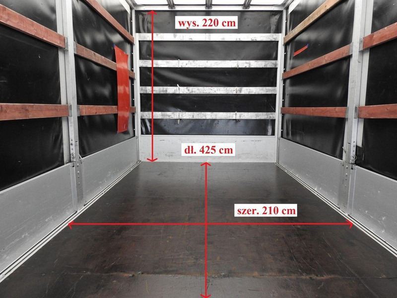 Lastbil varevogn Peugeot BOXER PLANDEKA WINDA 8 PALET WEBASTO KLIMATYZACJA LEDY 165KM [: billede 12