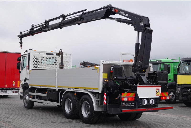 Renault C 380 / 6x4 / SKRZYNIOWY 6,6 m / + HDS HIAB 188 x-hiduo wysów: 1 - Lastbil med lad, Lastbil med kran: billede 3 Renault C 380 / 6x4 / SKRZYNIOWY 6,6 m / + HDS HIAB 188 x-hiduo wysów: 1 - Lastbil med lad, Lastbil med kran: billede 3