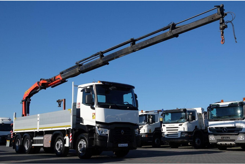 Renault C 430 / 8x4 / SKRZYNIOWY 7 M + HDS PALFINGER 33002 -wysów: 14,5 - Lastbil med lad, Lastbil med kran: billede 5 Renault C 430 / 8x4 / SKRZYNIOWY 7 M + HDS PALFINGER 33002 -wysów: 14,5 - Lastbil med lad, Lastbil med kran: billede 5