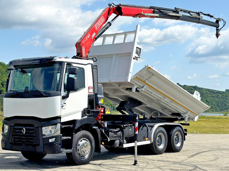 Renault C 430 * FASSI F165A.0.23 + FUNK * 6x4 - Tipvogn lastbil, Lastbil med kran: billede 3 Renault C 430 * FASSI F165A.0.23 + FUNK * 6x4 - Tipvogn lastbil, Lastbil med kran: billede 3