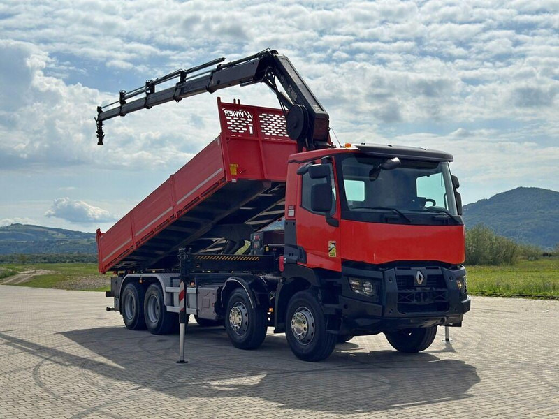 Renault C 430 *KIPPER 6,80m* HIAB X-HIDUO 188 ES-4 * 8x4 - Tipvogn lastbil, Lastbil med kran: billede 2 Renault C 430 *KIPPER 6,80m* HIAB X-HIDUO 188 ES-4 * 8x4 - Tipvogn lastbil, Lastbil med kran: billede 2
