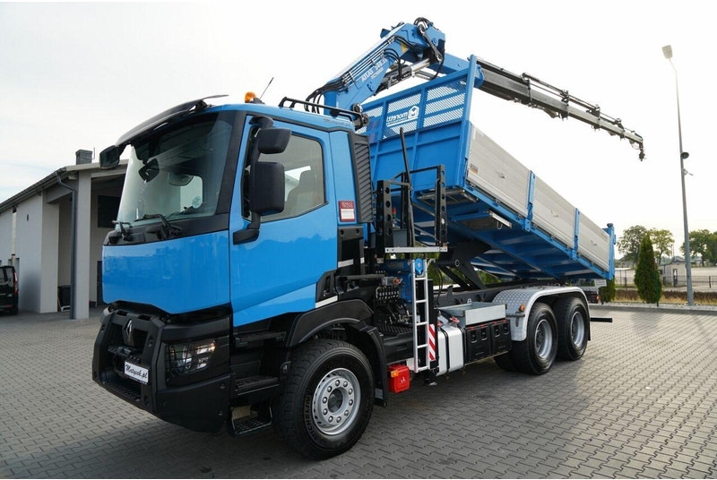 Renault C 430 - Tipvogn lastbil, Lastbil med kran: billede 2 Renault C 430 - Tipvogn lastbil, Lastbil med kran: billede 2