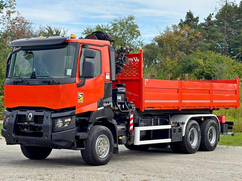 Renault K 380 * HIAB 144 BS - 3 HIDUO + FUNK * 6x4 * TOP - Tipvogn lastbil, Lastbil med kran: billede 3 Renault K 380 * HIAB 144 BS - 3 HIDUO + FUNK * 6x4 * TOP - Tipvogn lastbil, Lastbil med kran: billede 3