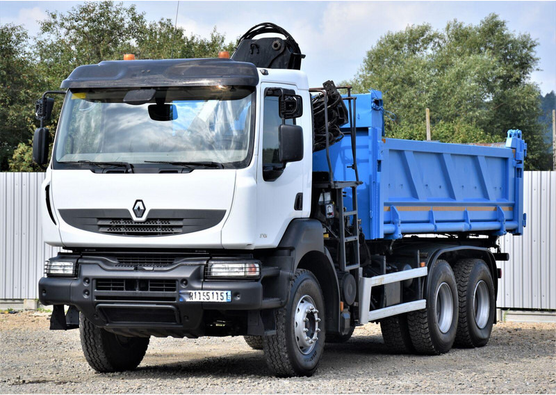 Renault KERAX 370 DXI - Tipvogn lastbil, Lastbil med kran: billede 5 Renault KERAX 370 DXI - Tipvogn lastbil, Lastbil med kran: billede 5