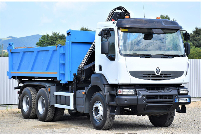Renault KERAX 370 DXI - Tipvogn lastbil, Lastbil med kran: billede 4 Renault KERAX 370 DXI - Tipvogn lastbil, Lastbil med kran: billede 4