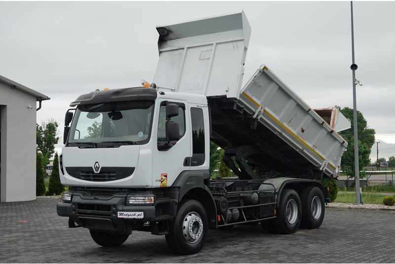 Renault KERAX 410 / 6x4 / WYWROTKA 3- STRONNA / 2X HYDROBURTA / HYDROK - Tipvogn lastbil: billede 1 Renault KERAX 410 / 6x4 / WYWROTKA 3- STRONNA / 2X HYDROBURTA / HYDROK - Tipvogn lastbil: billede 1