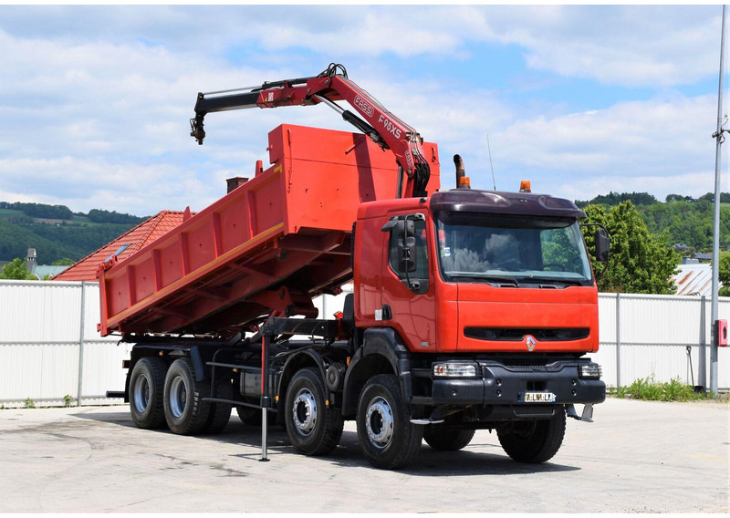 Renault KERAX 420 DCI Kipper 6,30m+FASSI F95AXS.21+FUNK - Tipvogn lastbil, Lastbil med kran: billede 2 Renault KERAX 420 DCI Kipper 6,30m+FASSI F95AXS.21+FUNK - Tipvogn lastbil, Lastbil med kran: billede 2