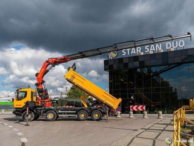 Renault KERAX 450 8x4 PALFINGER PK 60002 Crane Tipper - Tipvogn lastbil, Lastbil med kran: billede 3 Renault KERAX 450 8x4 PALFINGER PK 60002 Crane Tipper - Tipvogn lastbil, Lastbil med kran: billede 3