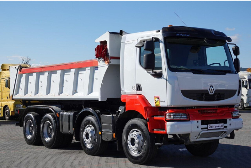 Tipvogn lastbil Renault KERAX 480 / 8x4 / WYWROTKA / HYDROBURTA / HYDROKLAPA / BORDMATIC: billede 14