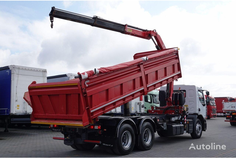 Renault LANDER 3 way tipper + crane FASSI 130 6x4 - Tipvogn lastbil, Lastbil med kran: billede 5 Renault LANDER 3 way tipper + crane FASSI 130 6x4 - Tipvogn lastbil, Lastbil med kran: billede 5