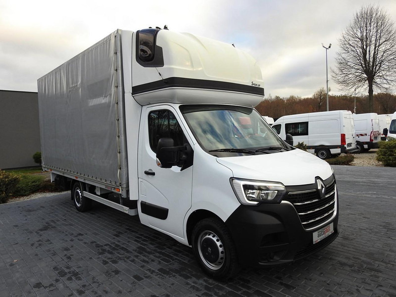 Renault MASTER PLANDEKA 10 PALET WEBASTO TEMPOMAT KLIMATYZACJA LEDY PNEU - Varebil med presenning: billede 4 Renault MASTER PLANDEKA 10 PALET WEBASTO TEMPOMAT KLIMATYZACJA LEDY PNEU - Varebil med presenning: billede 4