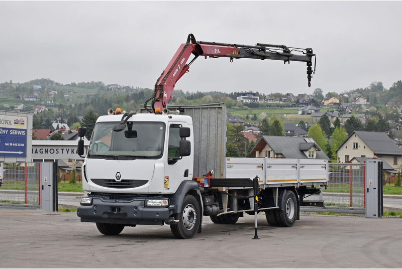 Renault MIDLUM 220 DXI *PRITSCHE 7,35m * KRAN + FUNK - Lastbil med lad, Lastbil med kran: billede 2 Renault MIDLUM 220 DXI *PRITSCHE 7,35m * KRAN + FUNK - Lastbil med lad, Lastbil med kran: billede 2