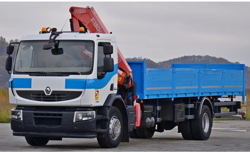 Renault Premium 320 DXI - Lastbil med lad, Lastbil med kran: billede 4 Renault Premium 320 DXI - Lastbil med lad, Lastbil med kran: billede 4