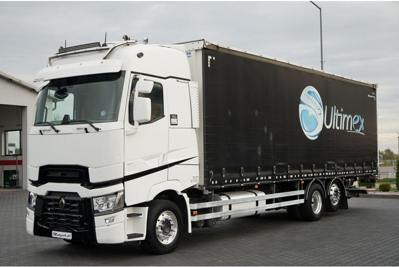 Renault T 440 / 6X2 / SOLÓWKA / FIRANKA 9.5 M / I-PARK COOL / WINDA / AL - Lastbil med presenning: billede 1 Renault T 440 / 6X2 / SOLÓWKA / FIRANKA 9.5 M / I-PARK COOL / WINDA / AL - Lastbil med presenning: billede 1