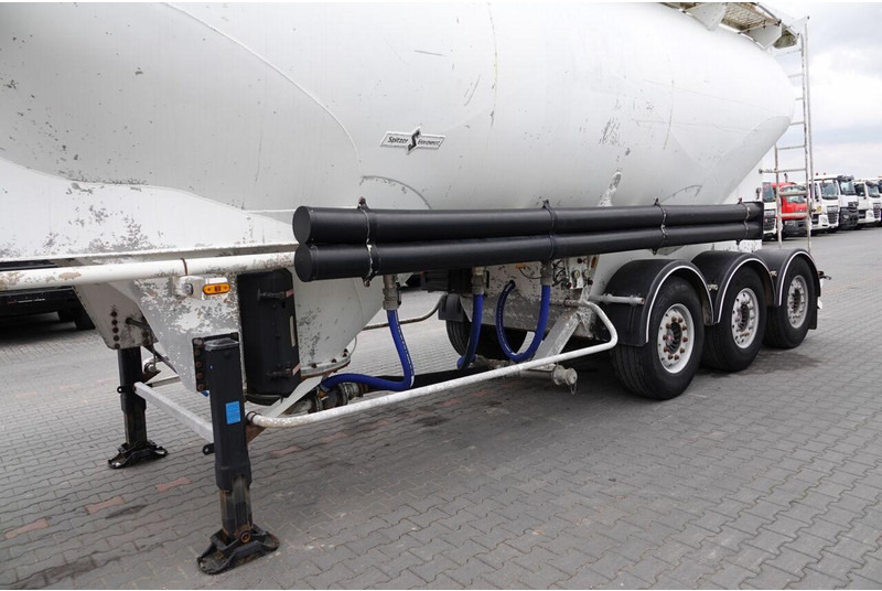 Silotrailer til transportering cement SPITZER CEMENTONACZEPA / 37 000 L / SILOS / 3 KOMORY / OSIE SAF / ALUFEL: billede 10 Silotrailer til transportering cement SPITZER CEMENTONACZEPA / 37 000 L / SILOS / 3 KOMORY / OSIE SAF / ALUFEL: billede 10