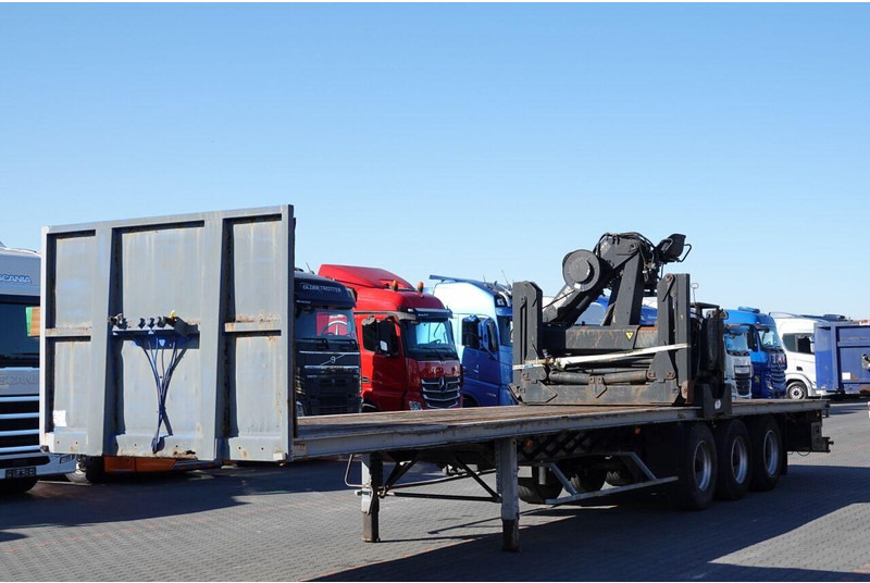 Samro NACZEPA PLATFORMA / + HDS HIAB R 150 F3 - WYSÓW : 8 METRÓW - Åben sættevogn: billede 2 Samro NACZEPA PLATFORMA / + HDS HIAB R 150 F3 - WYSÓW : 8 METRÓW - Åben sættevogn: billede 2