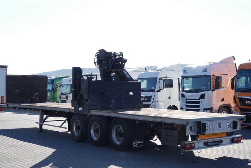 Samro NACZEPA PLATFORMA / + HDS HIAB R 150 F3 - WYSÓW : 8 METRÓW - Åben sættevogn: billede 5 Samro NACZEPA PLATFORMA / + HDS HIAB R 150 F3 - WYSÓW : 8 METRÓW - Åben sættevogn: billede 5