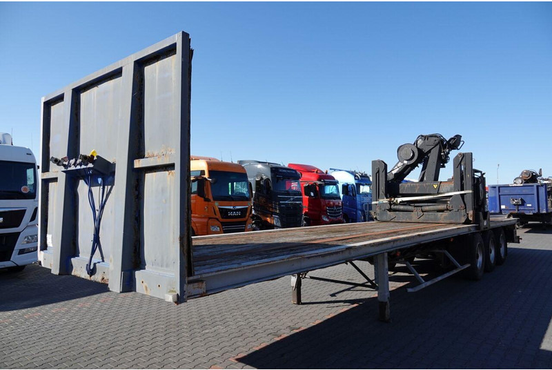 Samro NACZEPA PLATFORMA / + HDS HIAB R 150 F3 - WYSÓW : 8 METRÓW - Åben sættevogn: billede 3 Samro NACZEPA PLATFORMA / + HDS HIAB R 150 F3 - WYSÓW : 8 METRÓW - Åben sættevogn: billede 3