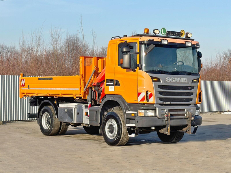 Scania G 360 - Tipvogn lastbil, Lastbil med kran: billede 3 Scania G 360 - Tipvogn lastbil, Lastbil med kran: billede 3