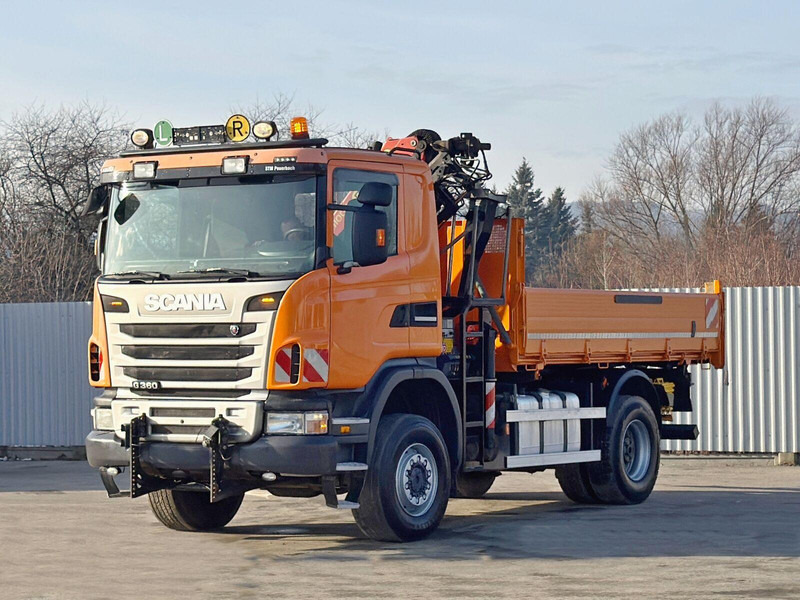 Scania G 360 - Tipvogn lastbil, Lastbil med kran: billede 4 Scania G 360 - Tipvogn lastbil, Lastbil med kran: billede 4