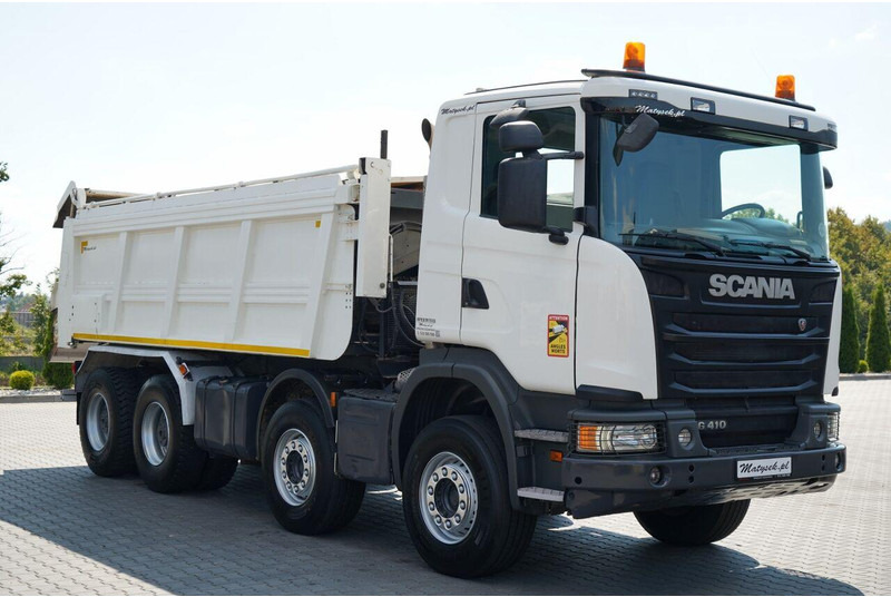 Scania G 410 / 8X4 / ZABUDOWA SAMOWYŁADOWCZA DO ASFALTU / 2X HYDROKLAPA - Asfaltudlægger: billede 5 Scania G 410 / 8X4 / ZABUDOWA SAMOWYŁADOWCZA DO ASFALTU / 2X HYDROKLAPA - Asfaltudlægger: billede 5