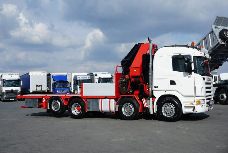 Scania G 480 / 8 X 2 / SKRZYNIOWY + HDS / HMF THOR - O K6 + JIB FJ 2000 - Lastbil med lad, Lastbil med kran: billede 5 Scania G 480 / 8 X 2 / SKRZYNIOWY + HDS / HMF THOR - O K6 + JIB FJ 2000 - Lastbil med lad, Lastbil med kran: billede 5