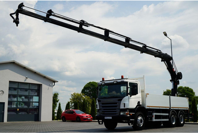 Scania P 360 / 6X4 / SKRZYNIOWY 4.85 + HDS HIAB 211 E-6 HIDUO / UDŹWIG - Lastbil med lad, Lastbil med kran: billede 2 Scania P 360 / 6X4 / SKRZYNIOWY 4.85 + HDS HIAB 211 E-6 HIDUO / UDŹWIG - Lastbil med lad, Lastbil med kran: billede 2