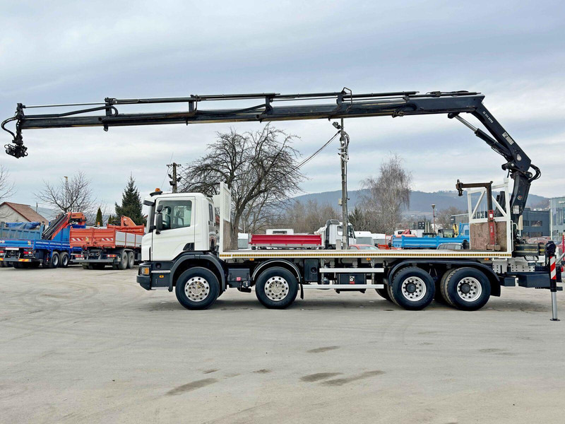 Scania P 410*PLATFORM 7,00m*HIAB 244 E-5 HIPRO+FUNK/8x4 - Lastbil med lad, Lastbil med kran: billede 5 Scania P 410*PLATFORM 7,00m*HIAB 244 E-5 HIPRO+FUNK/8x4 - Lastbil med lad, Lastbil med kran: billede 5