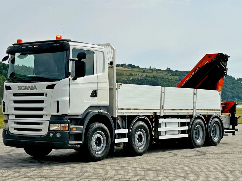 Scania R 420 PRITSCHE 6,47 m * PK 44002/FUNK * 8x4 /TOP - Lastbil med lad, Lastbil med kran: billede 4 Scania R 420 PRITSCHE 6,47 m * PK 44002/FUNK * 8x4 /TOP - Lastbil med lad, Lastbil med kran: billede 4