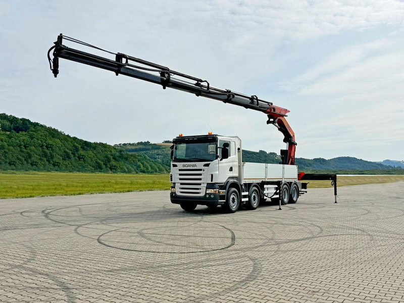 Scania R 420 PRITSCHE 6,47 m * PK 44002/FUNK * 8x4 /TOP - Lastbil med lad, Lastbil med kran: billede 2 Scania R 420 PRITSCHE 6,47 m * PK 44002/FUNK * 8x4 /TOP - Lastbil med lad, Lastbil med kran: billede 2