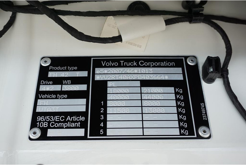 Trækker Volvo FH / 500 / I – SAVE / XL / EURO 6 / ACC / I -COOL / NOWY MODEL: billede 12 Trækker Volvo FH / 500 / I – SAVE / XL / EURO 6 / ACC / I -COOL / NOWY MODEL: billede 12
