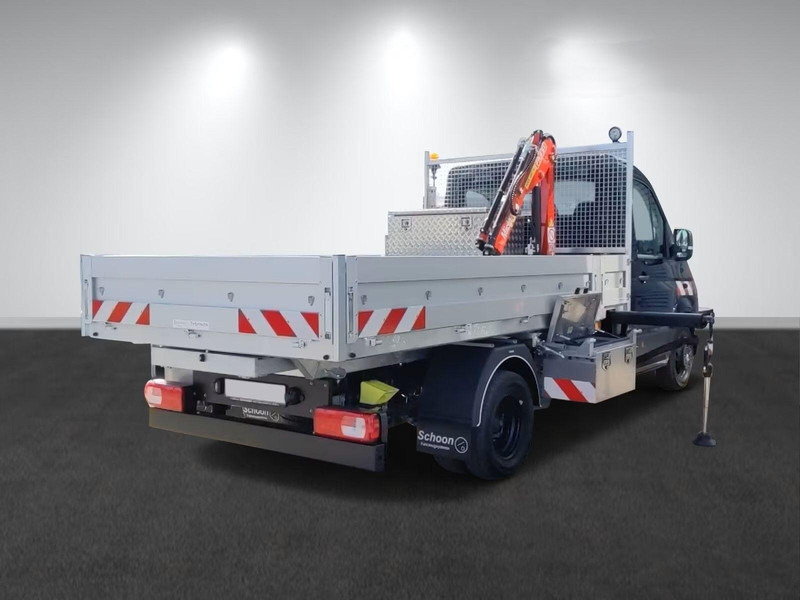 Volkswagen Crafter 50 - Flatbed truck + crane - Lastbil med lad, Lastbil med kran: billede 2 Volkswagen Crafter 50 - Flatbed truck + crane - Lastbil med lad, Lastbil med kran: billede 2