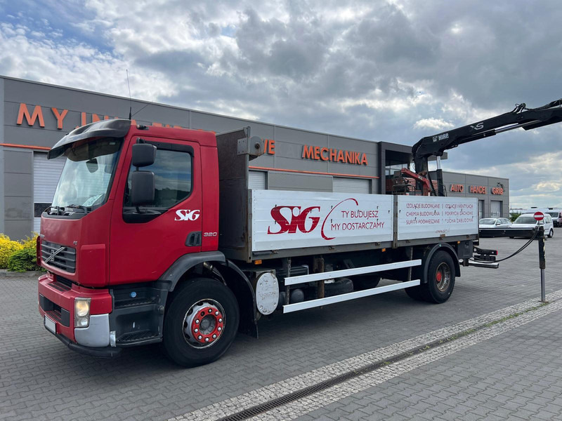 Volvo FE 320 FLATBED CRANE KRAN HDS HIAB 122B-2 DUO - Lastbil med lad, Lastbil med kran: billede 2 Volvo FE 320 FLATBED CRANE KRAN HDS HIAB 122B-2 DUO - Lastbil med lad, Lastbil med kran: billede 2